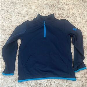 Under Armour 3/4 zip navy and blue sweatshirt! Excellent condition!